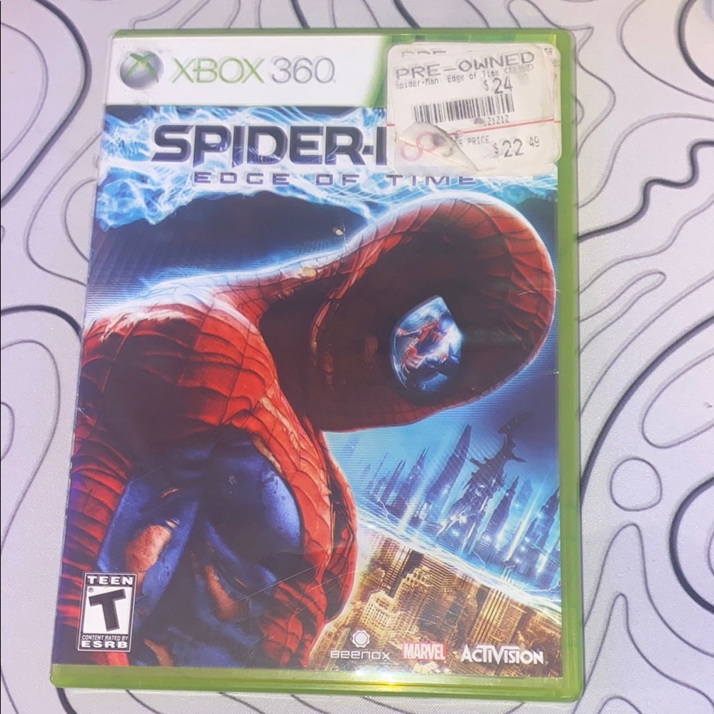 Spider-Man: Edge of Time for Xbox 360 - Green Case